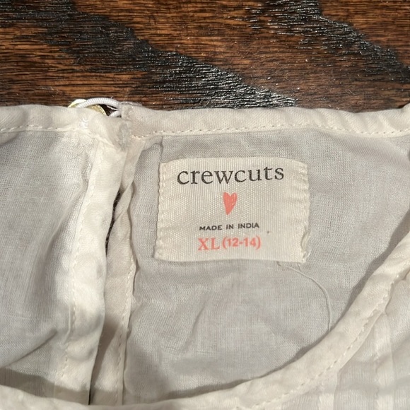 Crewcuts Pintuck Peasant Style Girls Blouse Size XL 12/14 - Picture 5 of 5